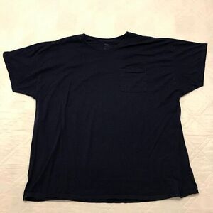 Fruit of the Loom black pocket T shirt‎ 3XL